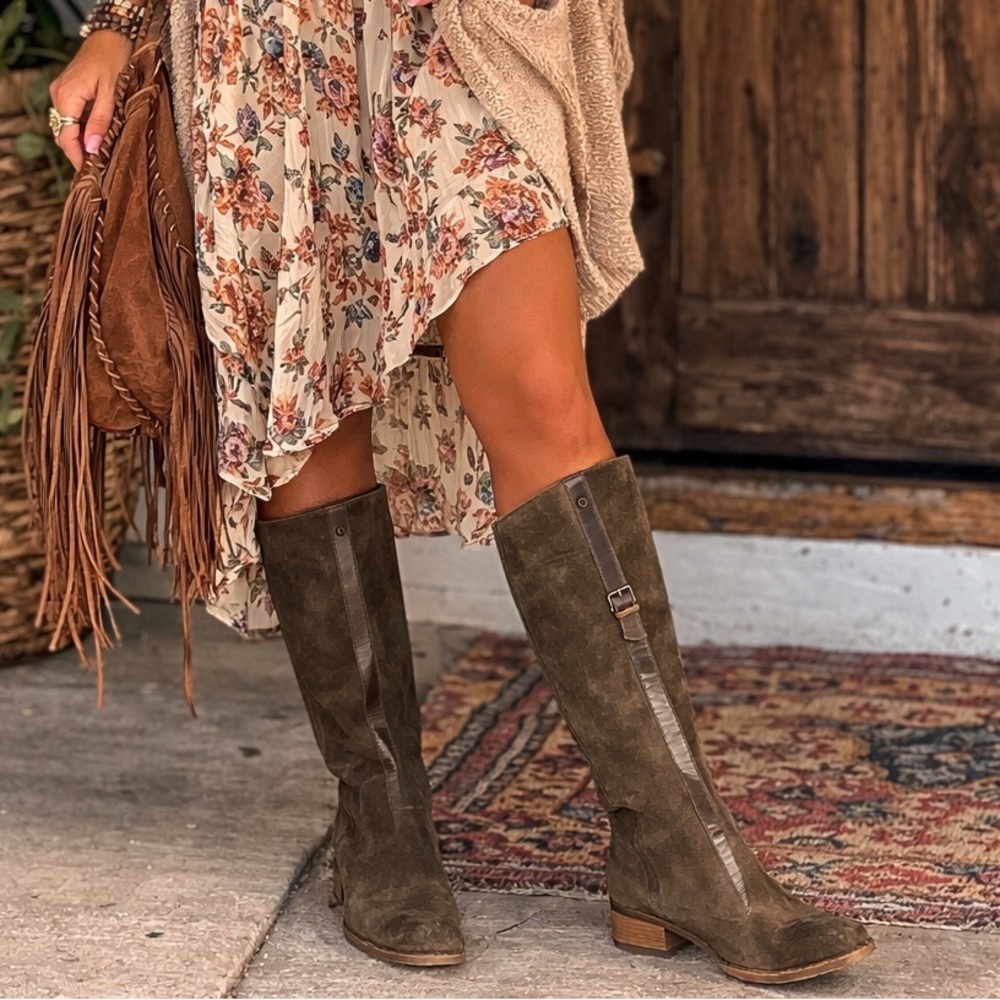 Bussola Sevilla Brown Tall Riding Boots Size 37